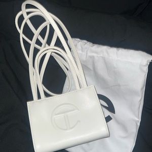 White small shopper Telfar bag